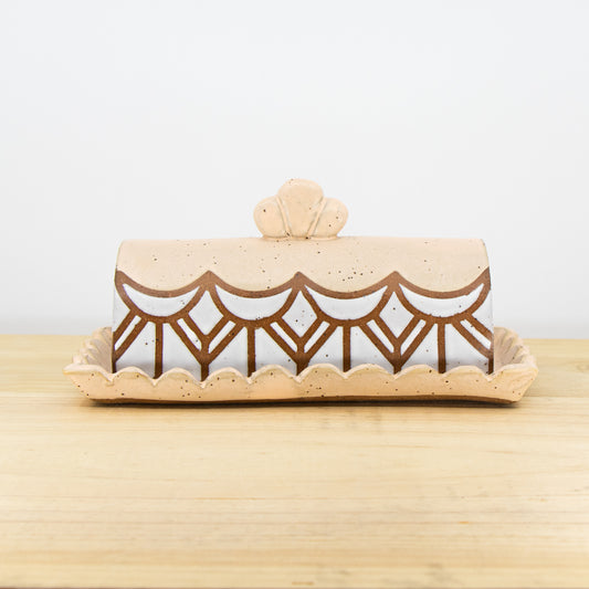 Peach Butter Dish