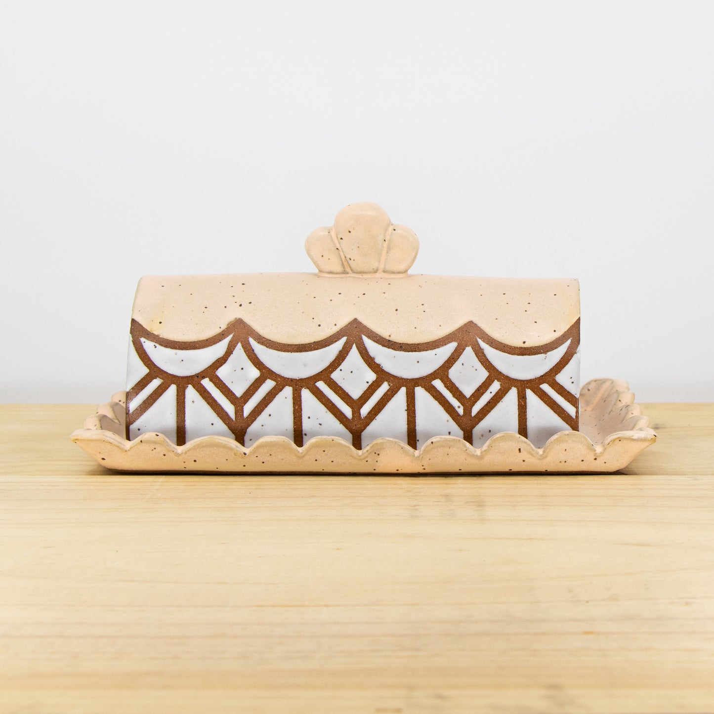 Peach Butter Dish