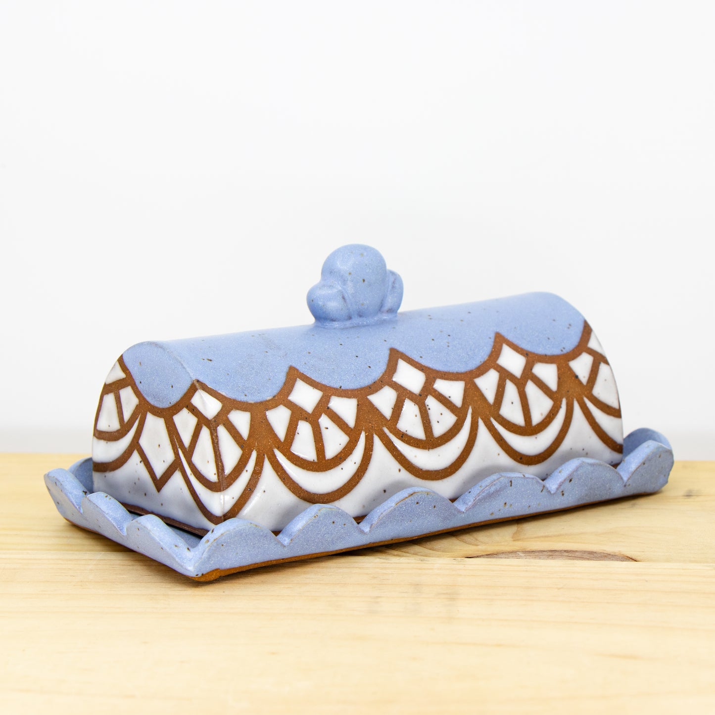 Periwinkle Butter Dish