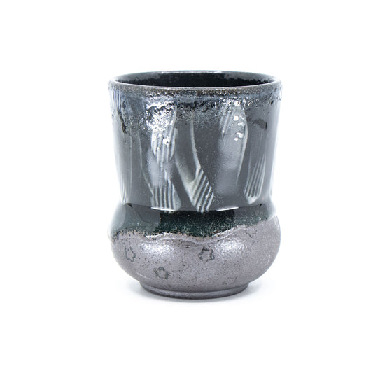 Soda-Fired Black Porcelain Cup #1 *Second*