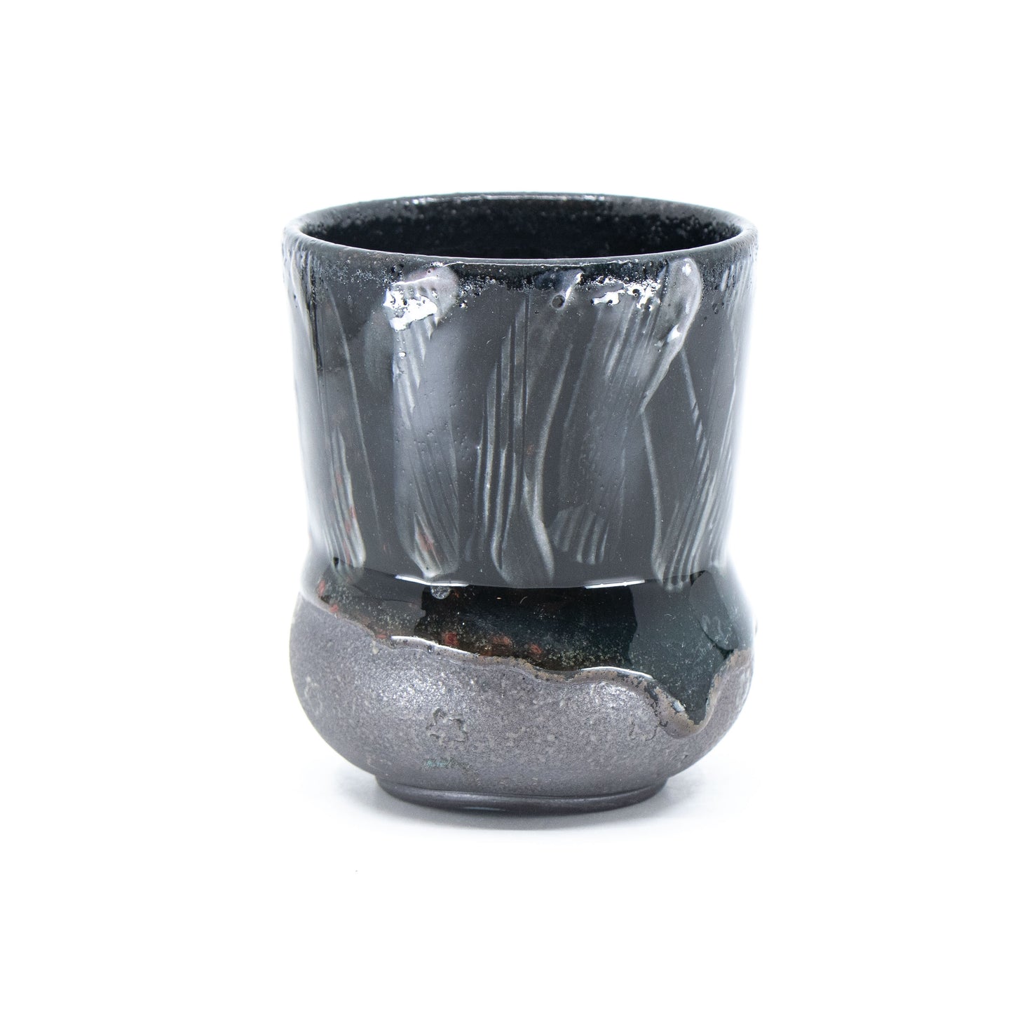 Soda-Fired Black Porcelain Cup #1 *Second*
