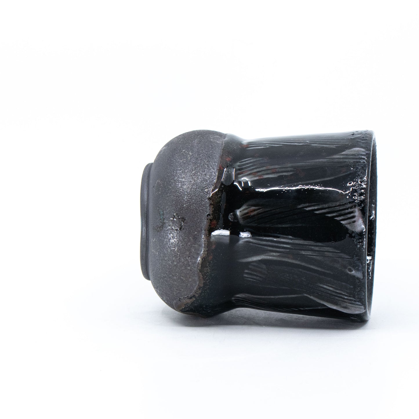 Soda-Fired Black Porcelain Cup #1 *Second*