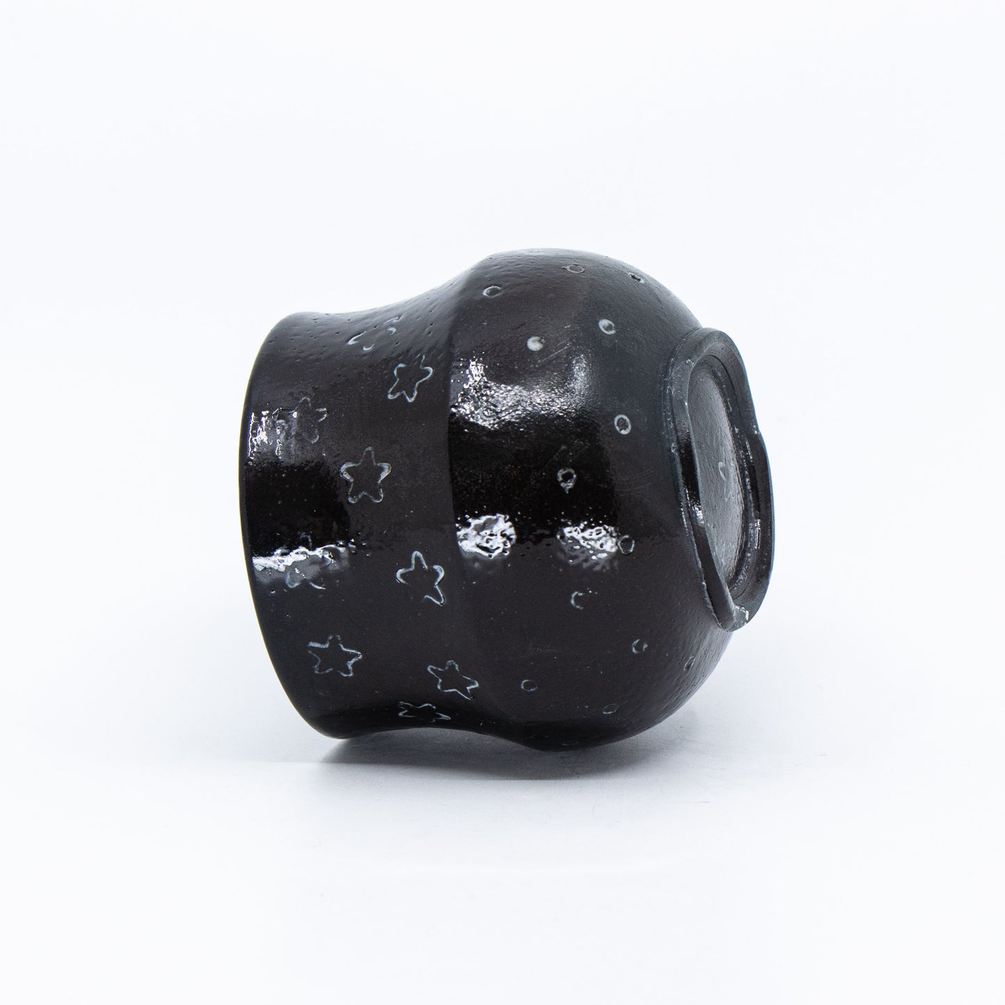 Soda-Fired Black Porcelain Cup #2 *Second*