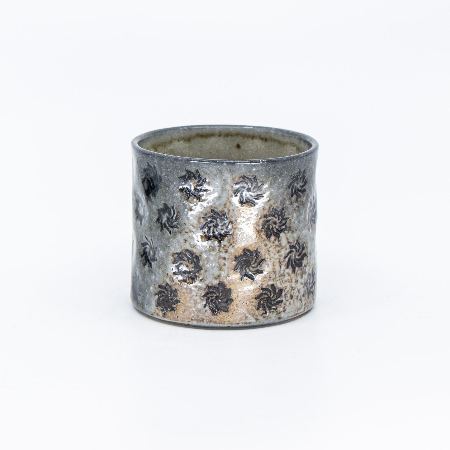 Soda-Fired Stoneware Swirl Cup *Second*
