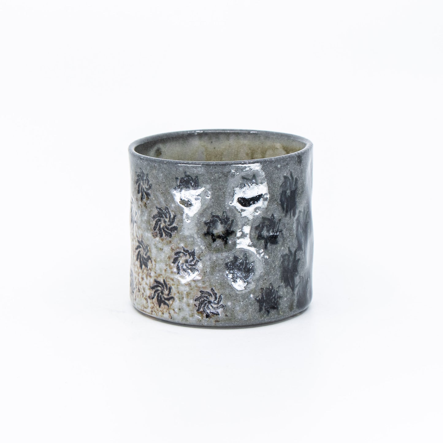 Soda-Fired Stoneware Swirl Cup *Second*