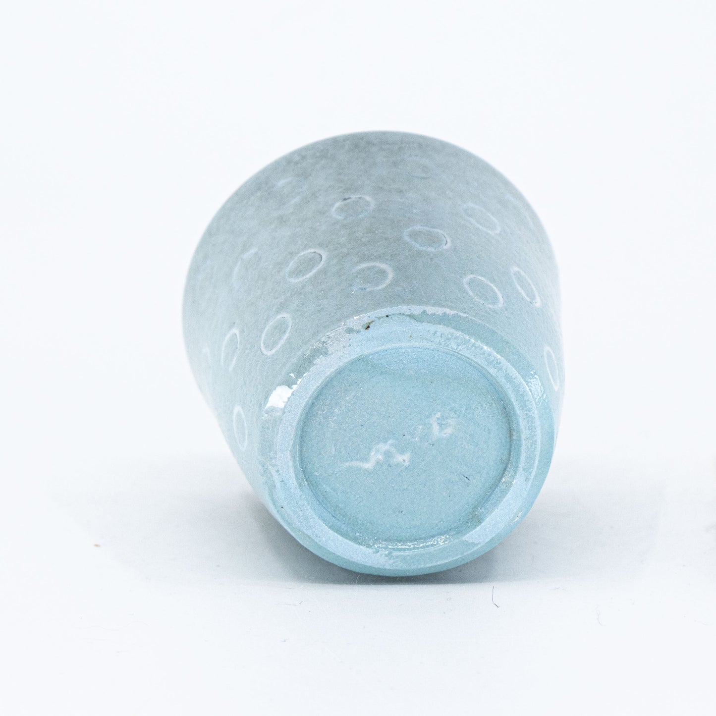 Blue and White Polka Dot Reed Soaker