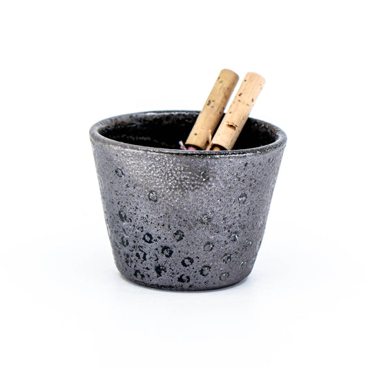 Black Polka Dot Reed Soaker