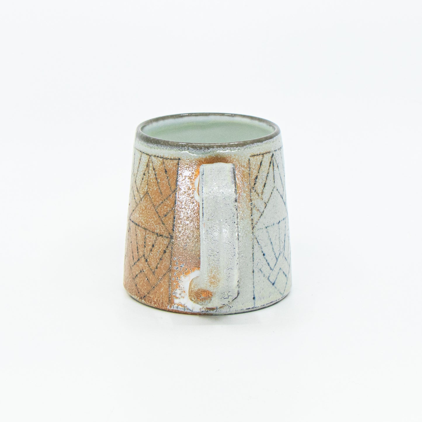 Soda-Fired Porcelain Mug with Flashing Slip *Second*