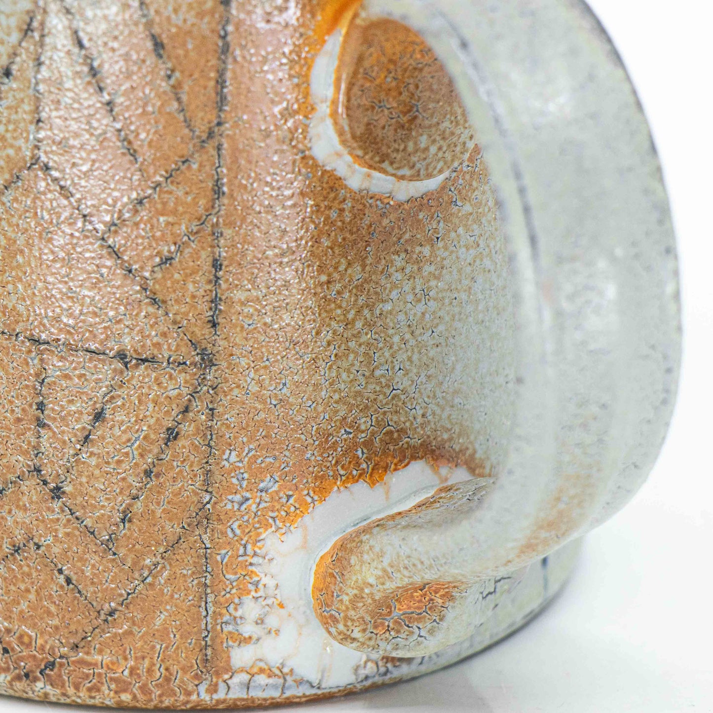 Soda-Fired Porcelain Mug with Flashing Slip *Second*